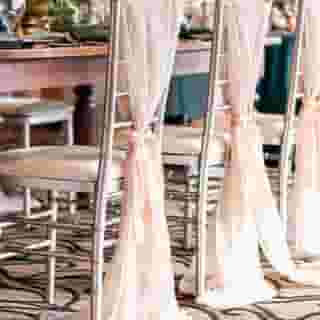 Elegant and whimsical way to dress up your chairs! We love the ribbon tie accents!⁠
⁠
Sash | Champagne Voile⁠
⁠⠀⁠
Photography | Rebecca Jane Photography @rebeccajanephoto & Christelle Elbert Photography @christelleelbertphoto⁠⠀⁠
Venue | Canterwood Golf & Country Club @canterwoodgolfandcountryclub⁠⠀⁠
Florals | Jen's Blossoms @jensblossoms⁠⠀⁠
Linens | Creative Coverings @creativecoverings⁠⠀⁠
Menus & Table Numbers | Paper Luxe Stationary⁠⠀⁠
Cake | Harbor Cake @harborcakes