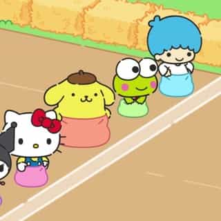 Hello Kitty is hosting a picnic for her friends, and Kiki and Lala joining the fun! ⭐ Who will win the big sack race? Watch now on the #HelloKittyandFriends YouTube channel! Link in bio.