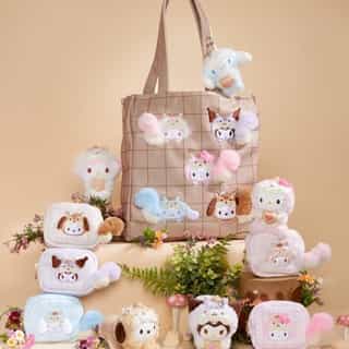 Delightfully fluffy 🐿️💖 Shop these Hello Kitty and Friends Fluffy Squirrel series now on Sanrio.com! Link in bio to shop.