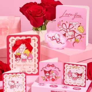 Celebrate love and friendship with the Hello Kitty and Friends Valentine's Day collection by⁠
@studiooh! 💌💖 ⁠
⁠
Featuring sweet-as-can-be stationery and gifting essentials wrapped in blushing pinks, romantic reds, dainty bows, and gold embellishments. Perfect for⁠
valentines, galentines, and beyond! Link in bio to shop! ⁠
⁠
#HelloKittybyStudioOh #Sanrio #HelloKitty #ValentinesDay