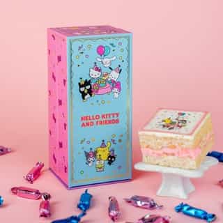 Swipe for a surprise ➡️ 🎂🫧 The @sendacakenow Hello Kitty and Friends bubble box makes the sweetest gift. Link in bio to shop. 