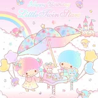 Happy birthday to the LittleTwinStars, Kiki and Lala! 🌟🎂  Today only, celebrate with 20% off LittleTwinStars gifts online at Sanrio.com! Use code STARLIGHT at checkout. Link in bio to shop. 