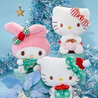 Too cute not to cuddle 🎄💖 Get 20% off all plush on Sanrio.com! Use code: SNUGGLY at checkout. Link in bio to shop. 