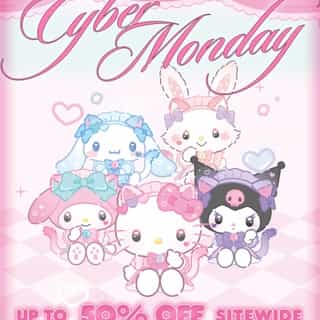 Supercute savings continue! 💻🛍️ Get up to 50% off sitewide on Sanrio.com. Link in bio to shop. ⁠
⁠
Plus, get a free surprise gift with every order, today only! 