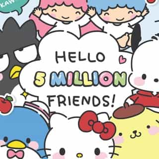 Hello to 5️⃣ million friends on the Hello Kitty and Friends YouTube channel! ❤️ Our community is bigger and better than ever, and we never could have done it without all of you around the globe! 🌟🌎 ⁠
⁠
Not a YouTube bestie already? Link in bio to subscribe!