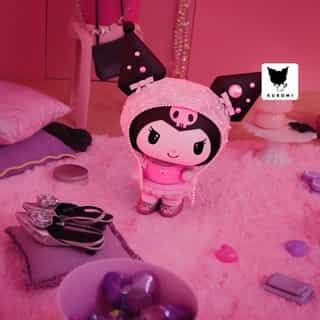 Can't get enough of Kuromi's debut album? 🎶💜 Watch the KUROMI♡Profile Music Video on the #HelloKittyandFriends YouTube channel! Link in bio.