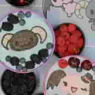 Serve up spooky-sweet vibes with Berry & Cherry! 🍒🫐 Make your own Lloromannic breakfast bowls now on the #HelloKittyandFriends YouTube channel. Link in bio.