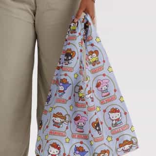 Saddle up for sweet new styles from @baggu 🎀🤠 Shop the Western Hello Kitty and Friends collection now on Sanrio.com! Link in bio to shop. 