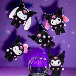 Mischief has never looked this cute 💜🖤 Shop Kuromi 20th Anniversary plushes exclusively on Sanrio.com! Link in bio to shop.  