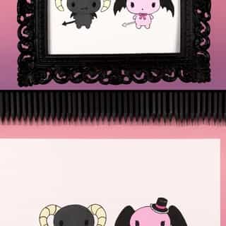 Meet Berry & Cherry from Lloromannic and learn how to draw them step by step! 🖤 Watch on #HelloKittyandFriends YouTube! Link in bio. 