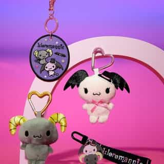 Too cute to be this mischievous 🖤🎀 Shop the Lloromannic plush now on Sanrio.com! Link in bio. 