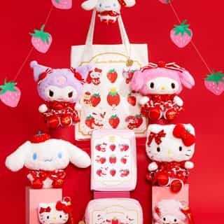Super sweet news! 🍓 Sanrio's supercute newsletter, Strawberry News, is celebrating 50 sweet years with a special collection now on Sanrio.com! Link in bio to shop.
