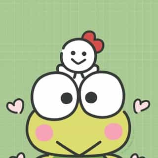 New month, new phone background! 💚 Download your favorite Keroppi wallpaper at the link in our bio. 