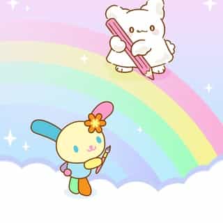 Happy birthday to U*SA*HA*NA and Hanamaruobake! 🐰🌈🖍️ Celebrate our Sanrio besties with 20% off U*SA*HA*NA and Hanamaruobake gifts with code CANDLES today only! Link in bio to shop at Sanrio.com