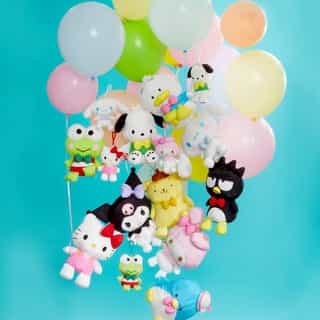 Bursting with cuteness & nostalgia 🎈✨ Shop new Hello Kitty and Friends plush on Sanrio.com! Link in bio. 