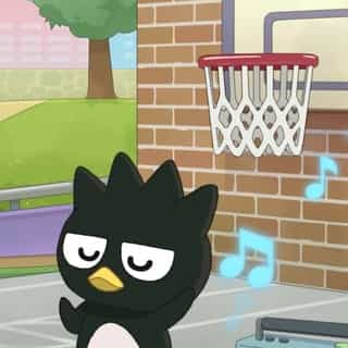 Chill with Badtz-maru as he hits the court in this outdoor sports lo-fi ASMR on the #HelloKitty and Friends YouTube channel! 🏀 🛹 Link in bio. 