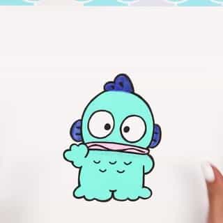 Meet and draw Hangyodon on the #HelloKittyandFriends YouTube channel! ✏️ Link in bio.