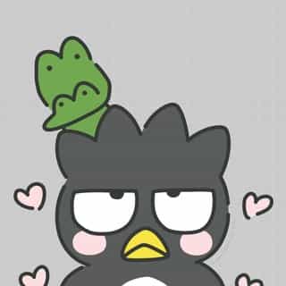 New month, new phone background! 🖤 Download your favorite Badtz-maru wallpaper at the link in our bio.