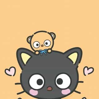 New month, new phone background! 🖤Download your favorite Chococat wallpaper at the link in our bio. 