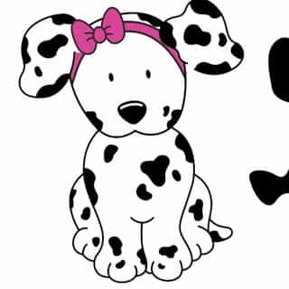 Let's draw Spottie Dottie, the fashionable Dalmatian on the #HelloKittyandFriends YouTube channel! Link in bio.