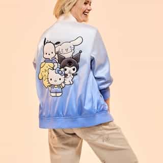 Colors for Spring✨ New monochromatic bags and satin jacket from @loungefly are here! Link in bio to shop at Sanrio.com.