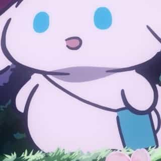 🌸 The cherry blossoms are in bloom 🌸 Gaze at them across the pond with Cinnamoroll. Link in bio.⁠
