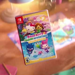 Your shelf is about to get super-cuter! #HelloKittyIslandAdventure – Deluxe Edition is now available physically on Nintendo Switch. Includes a special illustrated fold-out map and splash art poster! Link in bio to get it now ✨️