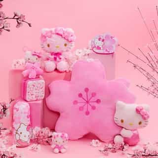 It's cherry blossom season! 🌸💕   Shop the Hello Kitty Blushing Sakura Series now on Sanrio.com! Link in bio. 