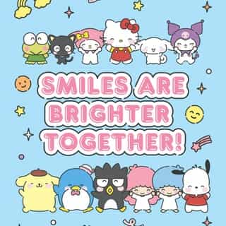 Happy #InternationalDayofHappiness! ✨💖 To celebrate, we're giving away a free sticker sheet with every order on Sanrio.com and in all Sanrio stores! We hope you've been finding new reasons to be happy this week 💕 Link in bio to shop.