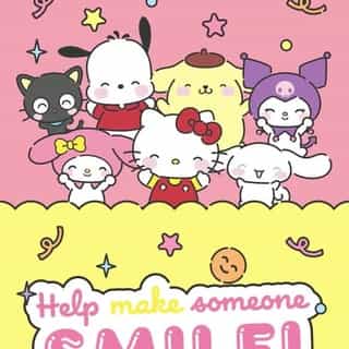 Share a smile ✨💕 Send a supercute GIF to your bestie to spread some joy! Just search #HelloKittyandFriends wherever GIPHY is available. Link in bio for more! #InternationalDayofHappiness