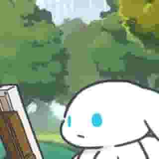 Cinnamoroll is spending the sunny day sketching in the park on the #HelloKittyandFriends YouTube channel!🎨 Link in bio.