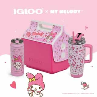 So sweet 💕 What will you bring to the picnic in these new @igloocoolers x My Melody styles? Shop now at Sanrio.com ✨ Link in bio.