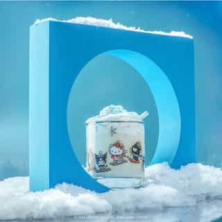 Still feeling festive? ✨ Shop the cutest glassware this season now at Sanrio.com! Link in bio.