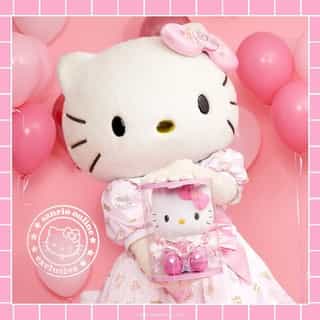Just like Hello Kitty 🎀💕 The #HelloKitty50th Anniversary plush is limited to 2024 units ✨ Get yours now exclusively at Sanrio.com! Link in bio.