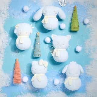 Snow cute ☃️ Our holiday shop is open! Shop Hello Kitty and Friends plush, ornaments, and festive gifts on Sanrio.com. Link in bio. 