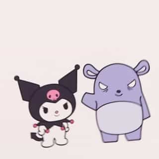 Follow along on the #HelloKittyandFriends YouTube channel to Draw Kuromi and her flying friend Baku! Link in bio ✏️💜 