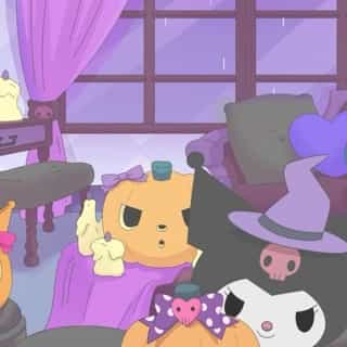 Get in the Halloween spirit with Kuromi’s lofi ASMR on the #HelloKittyandFriends YouTube channel! 🎃 Link in bio. 