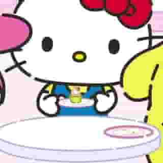  Hello Kitty Cafe has the tiniest cupcakes in town! 🧁 Watch on the #HelloKittyandFriends YouTube channel! Link in bio.