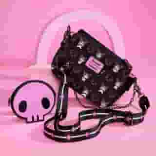 Carry a little mischief wherever you go with the perfect Kuromi purse by @loungefly 💗✨🖤 Shop now exclusively at Sanrio.com.  Link in bio.⁠
⁠
P.S. Receive a pack of stickers for FREE with your order! No code required.