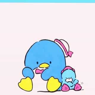 Draw Tuxedosam and Chip! 🐧 Follow along on the #HelloKittyandFriends YouTube channel. Link in bio.