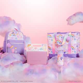 The dreamiest collab 💖☁️ Celebrate the joy of friendship with the new limited-edition Hello Kitty and Friends x @carebears collection from @igloocoolers✨Link in bio. #HelloKittyxCareBears