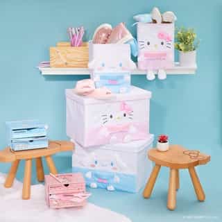 Supercute storage 💖 Brighten up your home with new Hello Kitty and Cinnamoroll storage items available now at Sanrio.com! Link in bio to shop.
