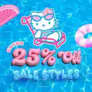 Long Weekend Sale! ⛱️💖 Get an extra 25% off sale styles now through Monday with code: RELAX25 at on Sanrio.com! Link in bio.⁠