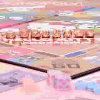 Roll the dice in rose gold style 🎲✨ Monopoly Hello Kitty and Friends is back in a shiny, metallic finish! Shop now at Sanrio.com. Link in bio!