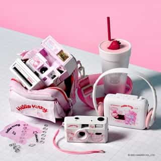 Say RESTOCK 🍓📸 Cameras, accessories, and more are here! Shop the Hello Kitty Strawberry Capsule Collection now. Link in bio!