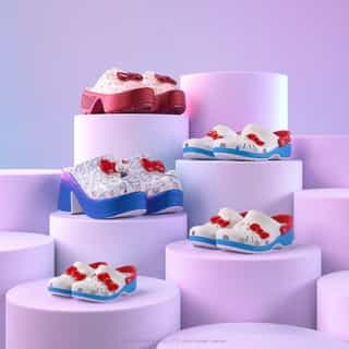 Supercute style in every step ❤️💙 The newest Hello Kitty @crocs collection is here! Link in bio to shop.