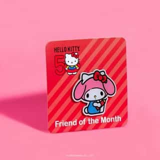 Friend of the Month pins are back! Get our Friend of the Month gift FREE when you spend $50 or more in Sanrio stores and online - no code needed 🎀 Link in bio. 