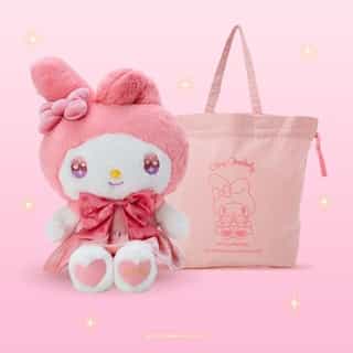 Just one month until My Melody's Birthday 🎂 Celebrate with the cutest plush 🎀 Link in bio.