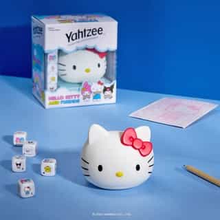 THIS WEEKEND ONLY✨ Get The Hello Kitty and Friends Yahtzee game for free with all orders $75 or more 🎲 Link in bio.