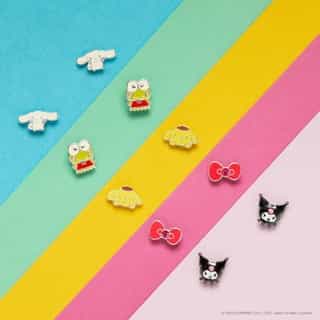 Ear-resistibly cute!🌈✨ Which friend are you picking? Shop Hello Kitty and Friends stud earrings at @clairesstores. Link in bio.